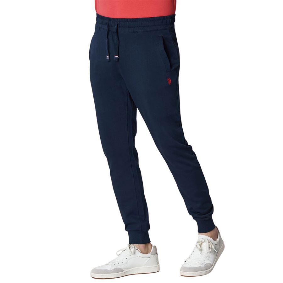 Tiko pantalone tuta in cotone con logo da uomo U.S. Polo Assn | US41115001179